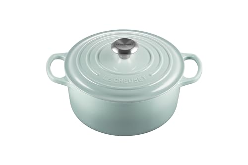 Le Creuset Enameled Cast Iron Signature Round Dutch Oven, 5.5 qt., Cerise