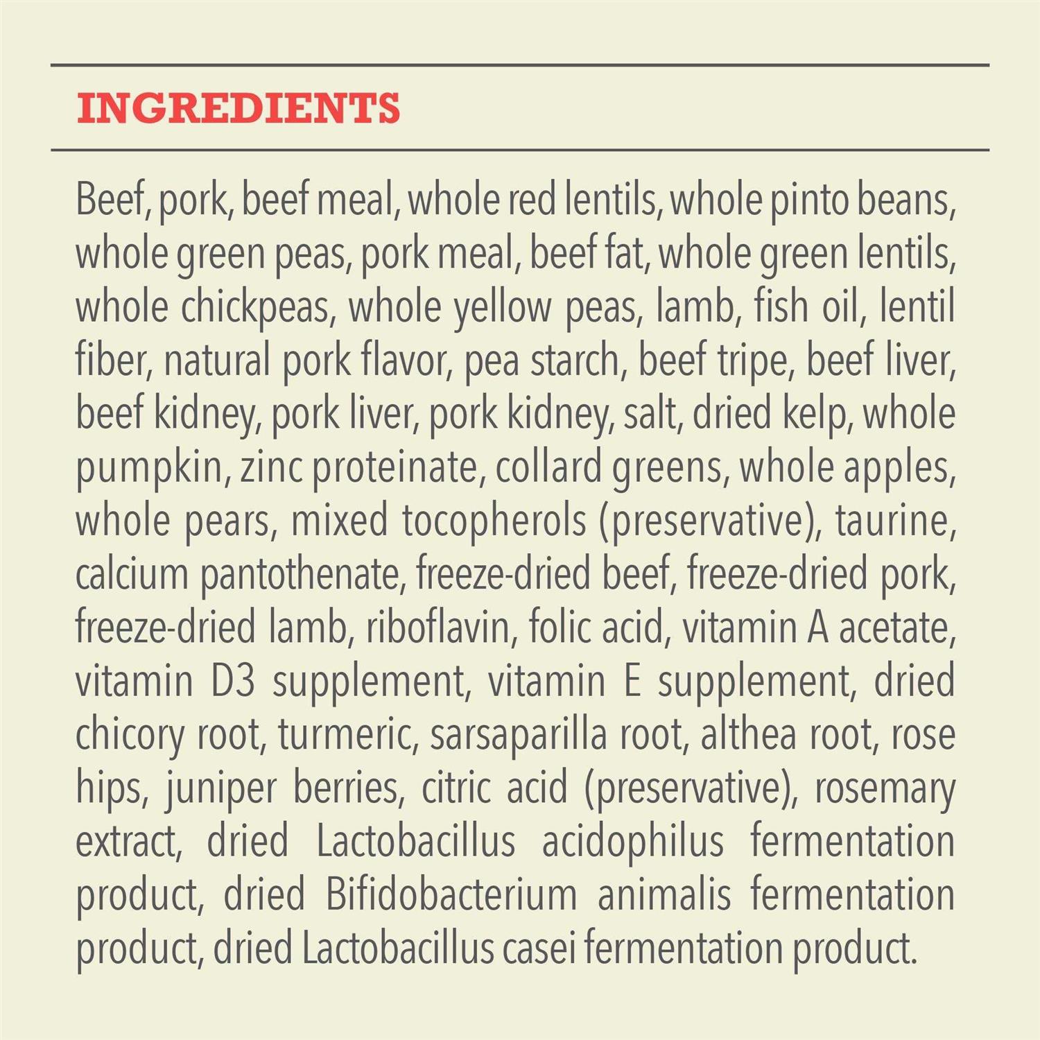 Acana Heritage Red Meat Dry Dog Food 25lb - Pet Supplies online store