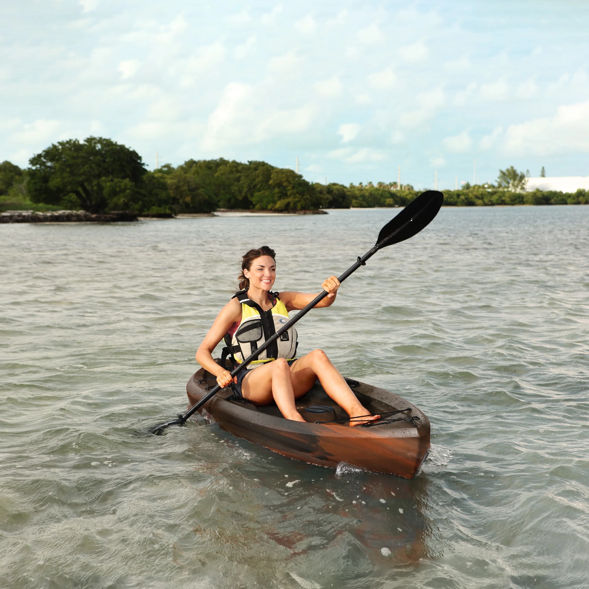 Lifetime Tamarack 100 Sit-on-Top Kayak, Tiger Fusion (91105)