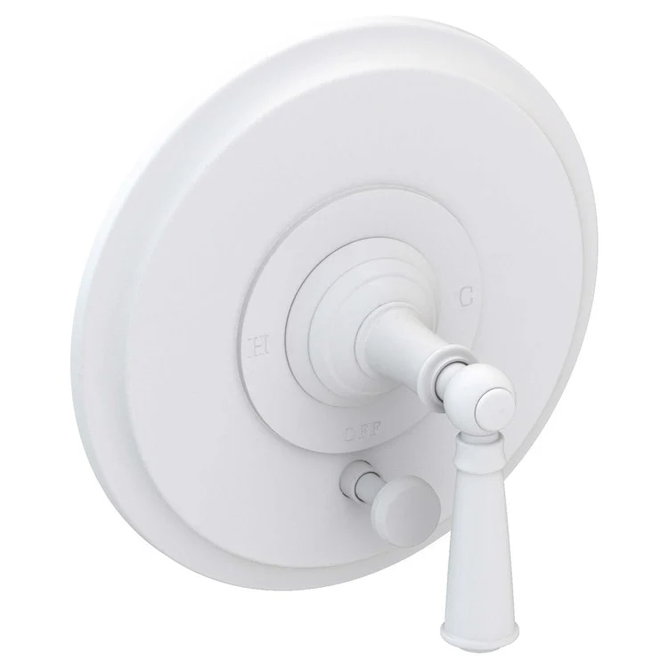 Aylesbury Pressure Balance Tub/Shower Valve Trim Only with Lever Handle - Polished Gold PVD