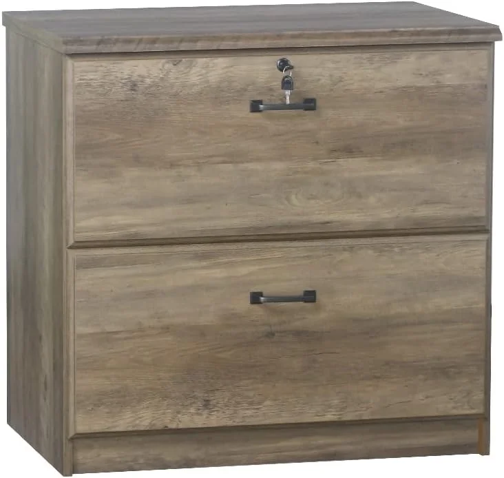 Honduras 2 Drawer Lateral Filing Cabinet In Rustic Oak