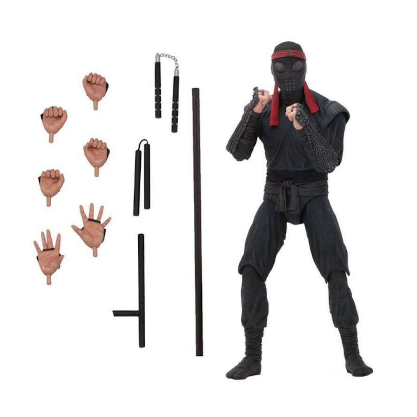 NECA Teenage Mutant Ninja Turtles (1990 Movie) 7 inch Action Figure - Foot Soldier (Melee Weaponry)