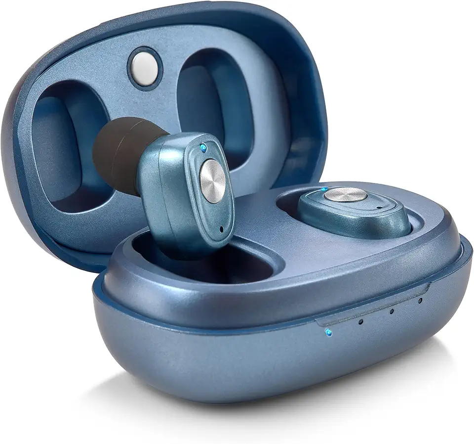 Rechargeable Hearing Amplifier Pair w/Noise Cancelling, Digital Sound Device for Seniors & Adults - ITC Nano Personal Amplifier