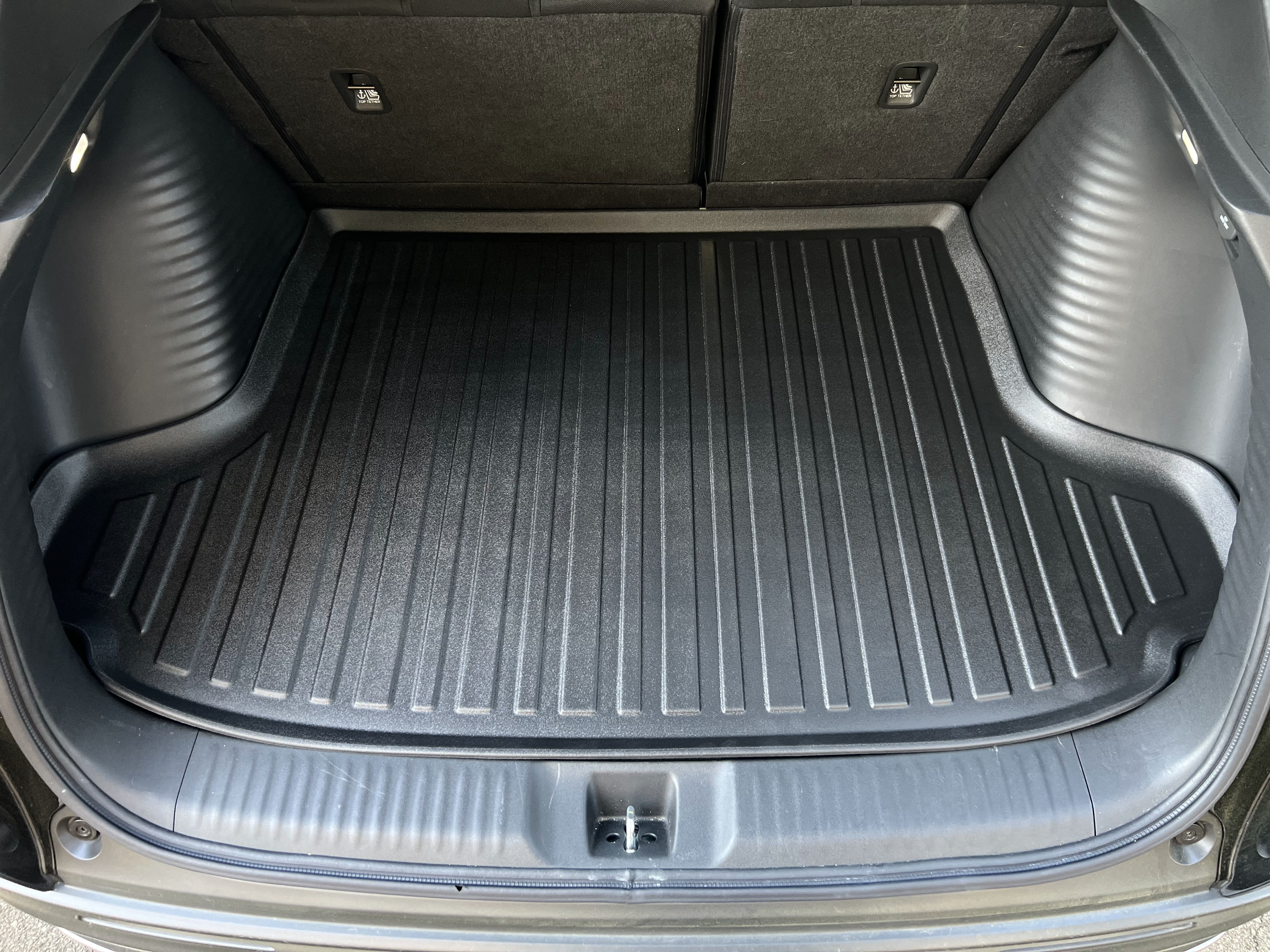 Premium Cargo Liner for Honda HR-V LX Sport EX Crossover 2023 - 100% Protection - Custom Fit Car Trunk Mat - All-Season Black Cargo Mat