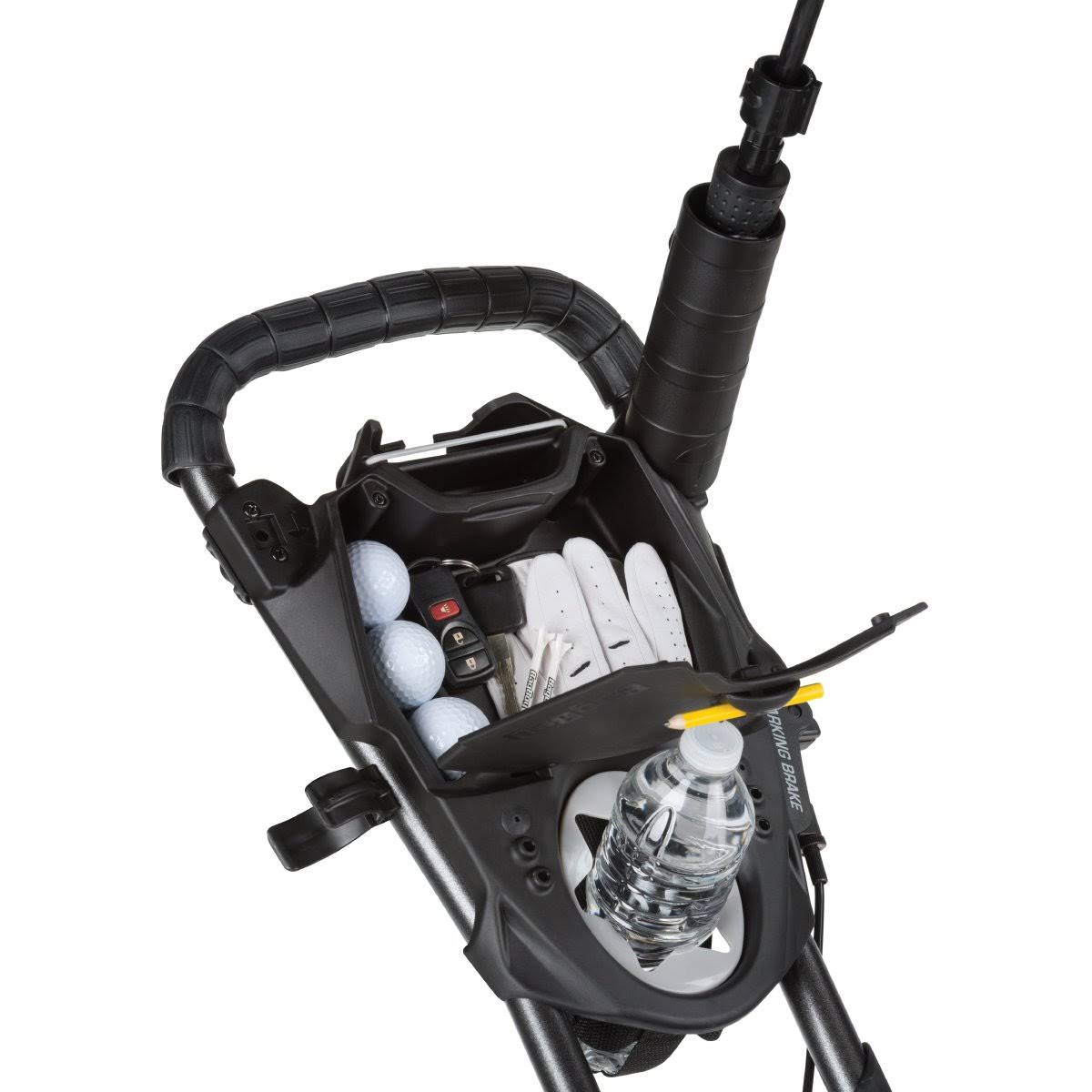 Bag Boy Compact 3 Push Cart - Silver/Black