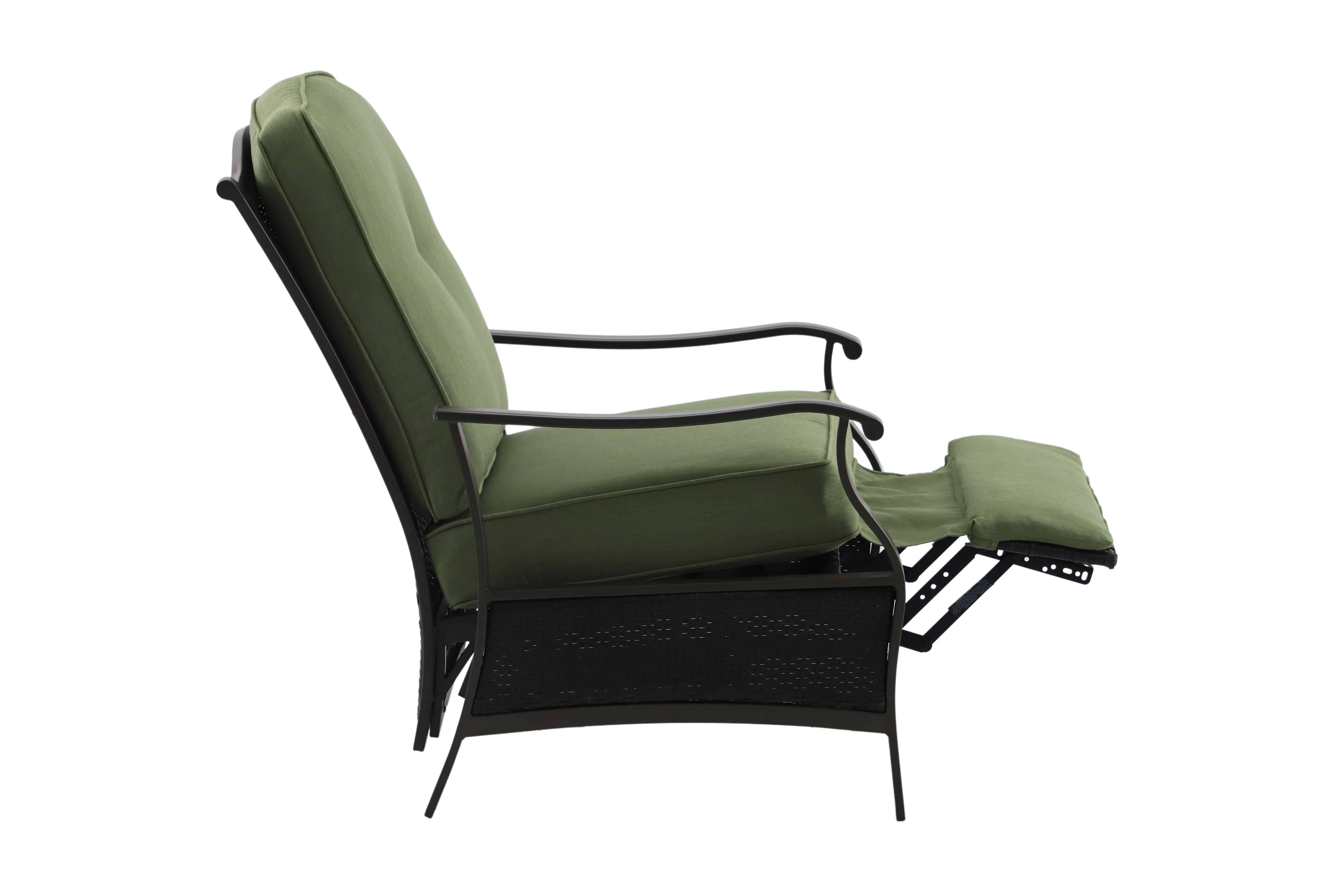 Better Homes & Gardens Steel Providence Outdoor Recliner, Green