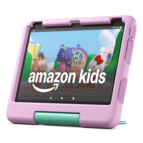 Amazon Fire HD 10 Kids tablet (newest model) ages 3-7 | Bright 10.1" HD screen with included ad-free and exclusive content, robust parental controls