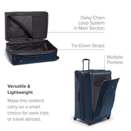 TUMI - Aerotour 4 Wheel Expandable Luggage - Men's and Women's Business and Leisure Travel Suitcase - 21.75" International Expandable Carry-On, Black