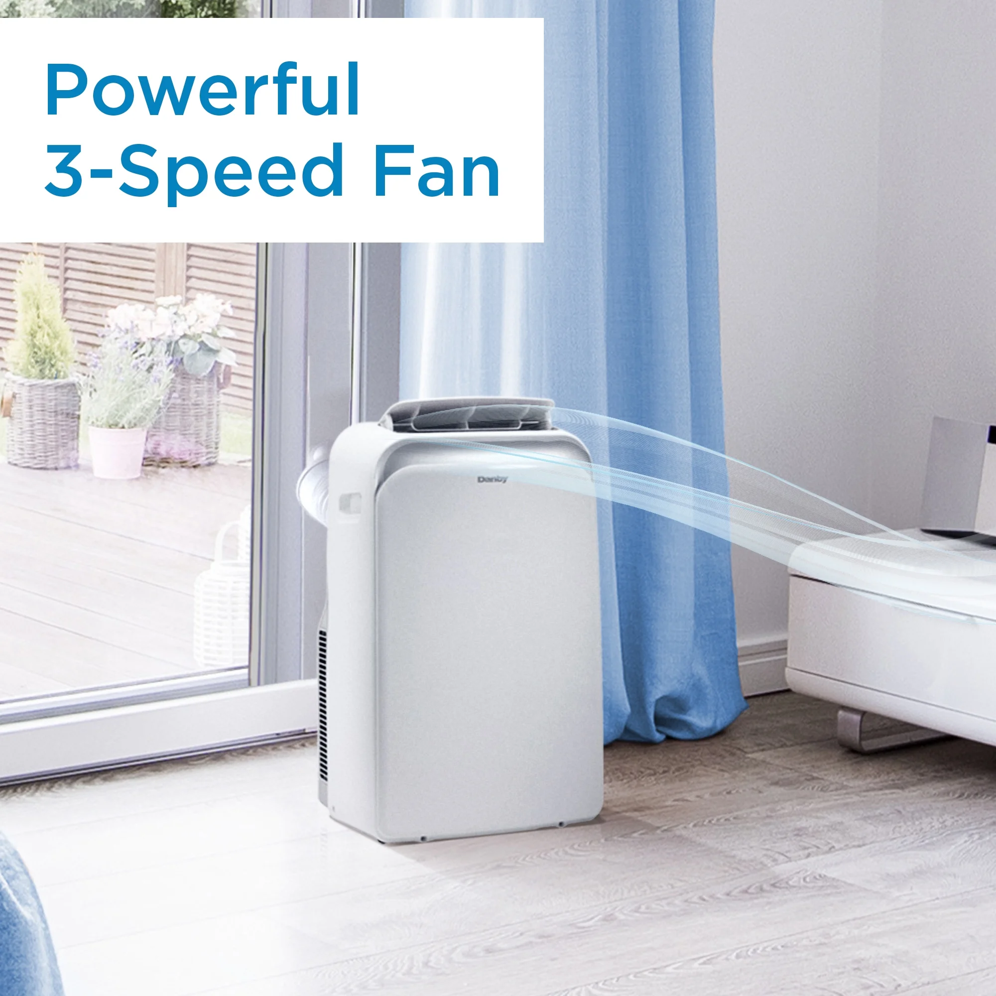 Danby DPA060B1WDB-RF 6000 BTU (10000 ASHRAE) Portable AC in White - RF