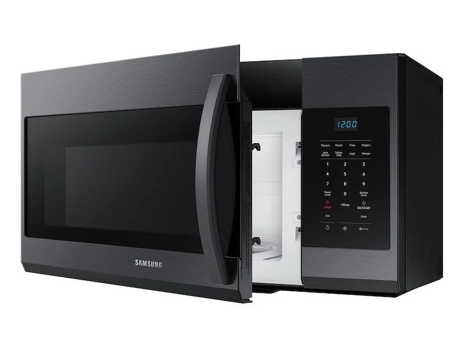 Samsung Me17r7021e 30" Wide 1.7 Cu. Ft. 1000 Watt Over The Range Microwave - Fingerprint