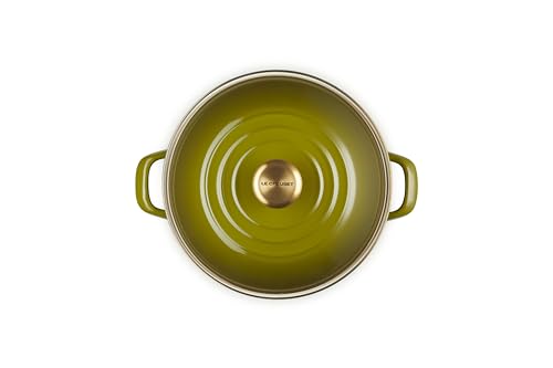Le Creuset Enamel on Steel Stockpot, 10 qt., Olive
