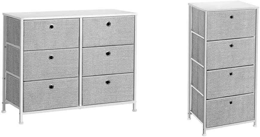SONGMICS 3-Tier Closet Drawer, 31.5 x 11.8 x 24.8 Inches