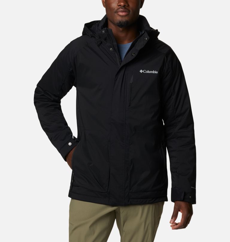 Black Men's Dawn Watch Insulated Jacket | MAJCDL-384