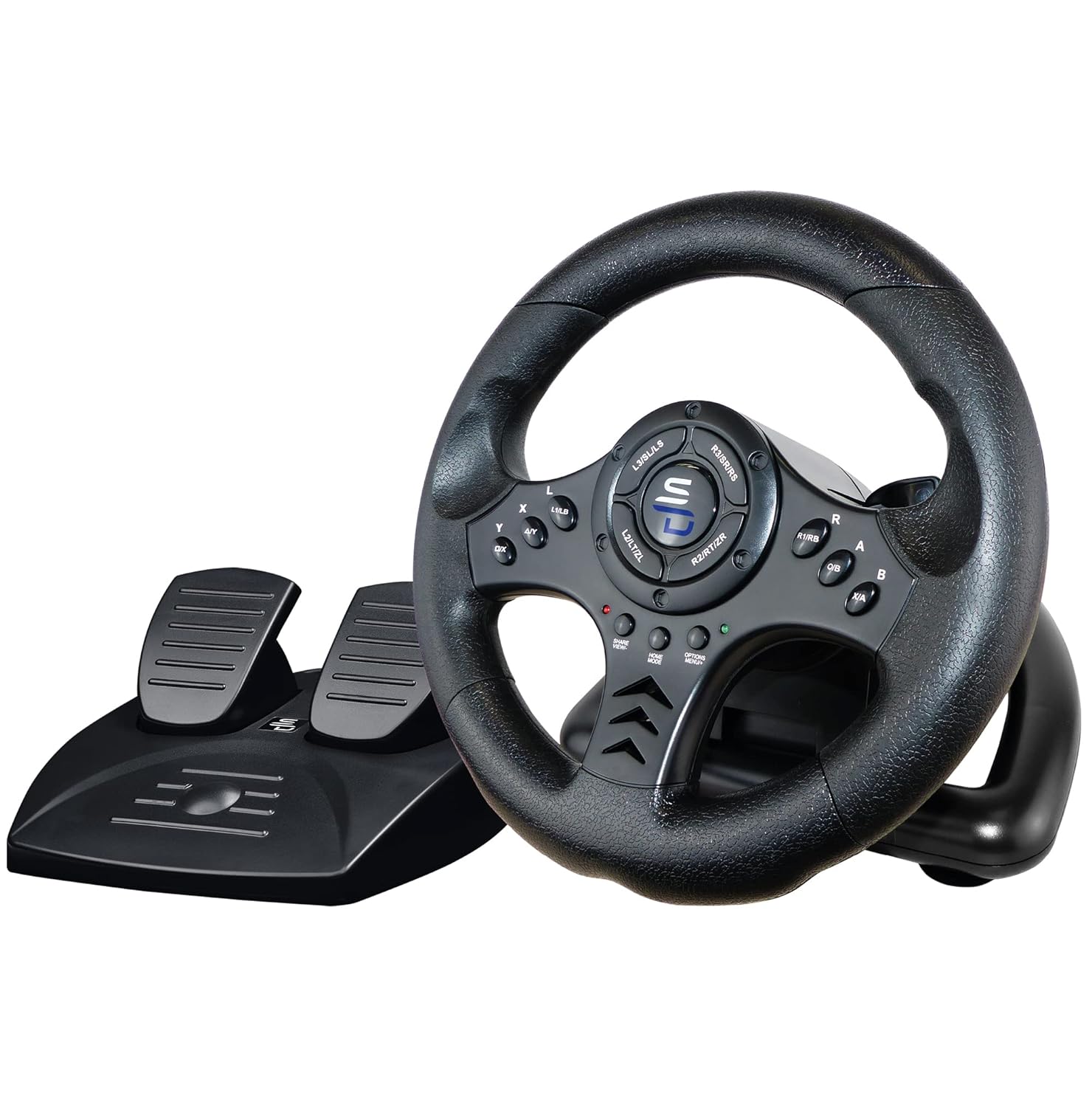 Superdrive SV450 Racing Steering Wheel (Compatible with Xbox Series X/S, Xbox One, PS4, PS3, Switch, PC)