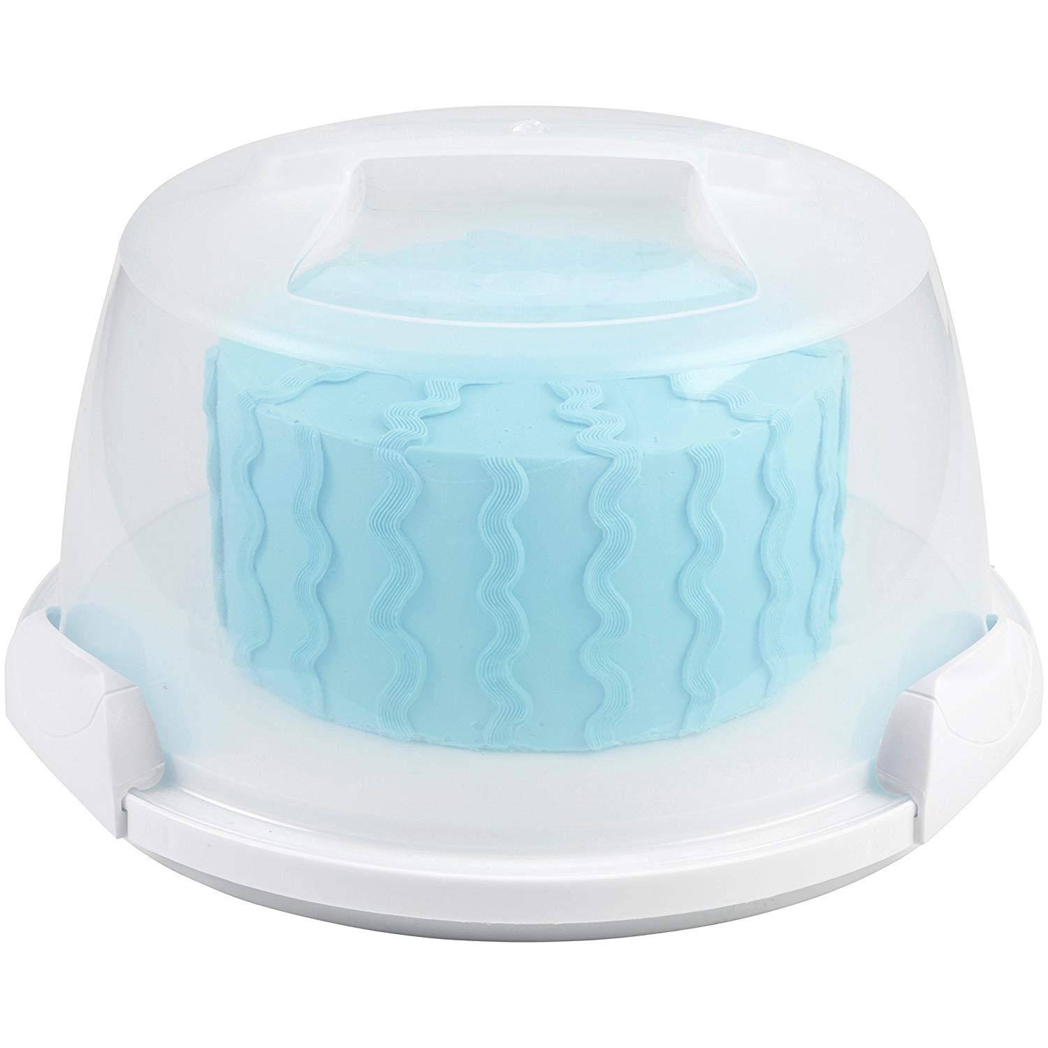 Wilton Ultimate Cake Caddy, White/Purple