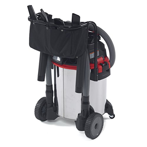 RIDGID 50353 1610RV Stainless Steel Wet Dry Vacuum, 16-Gallon Shop Vacuum with Cart, 6.5 Peak HP Motor, Large Wheels, Pro Hose, Drain, Blower Port
