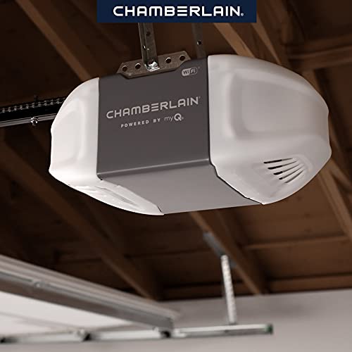 Chamberlain C2405 MYQ Smart Garage Door Opener, Chain Drive, 1/2-HP Motor, Dual Light - Quantity 1