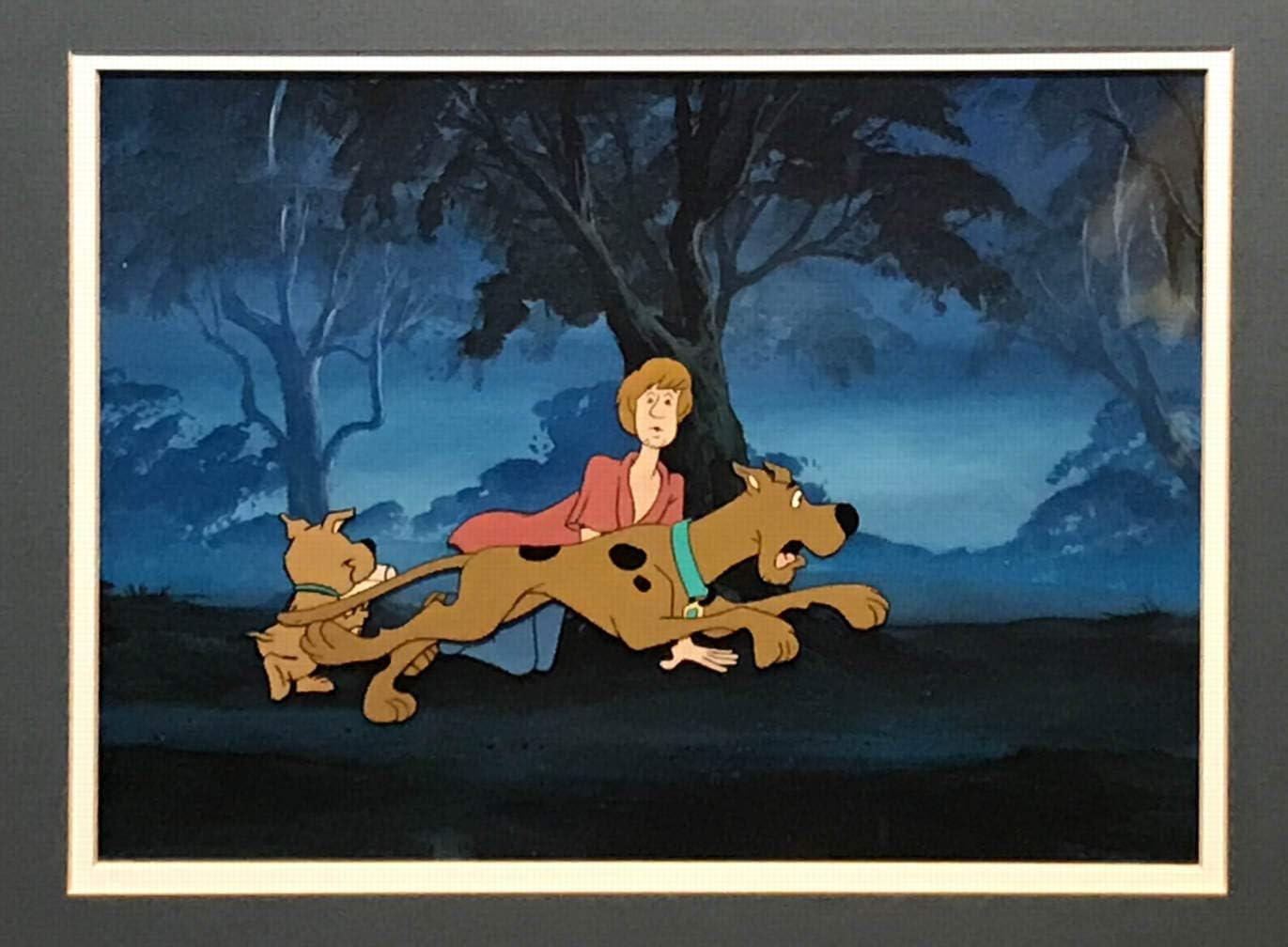 Scooby-Doo, Shaggy and Scrappy Production Cel