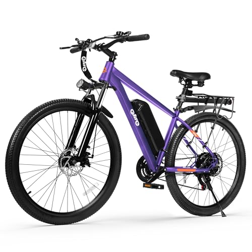 Racer Electric Bike for Adults - 21-Speed Mountain Lightweight Ebike with Peak 750W 22MPH Brushless Motor, 375Wh Removable Battery