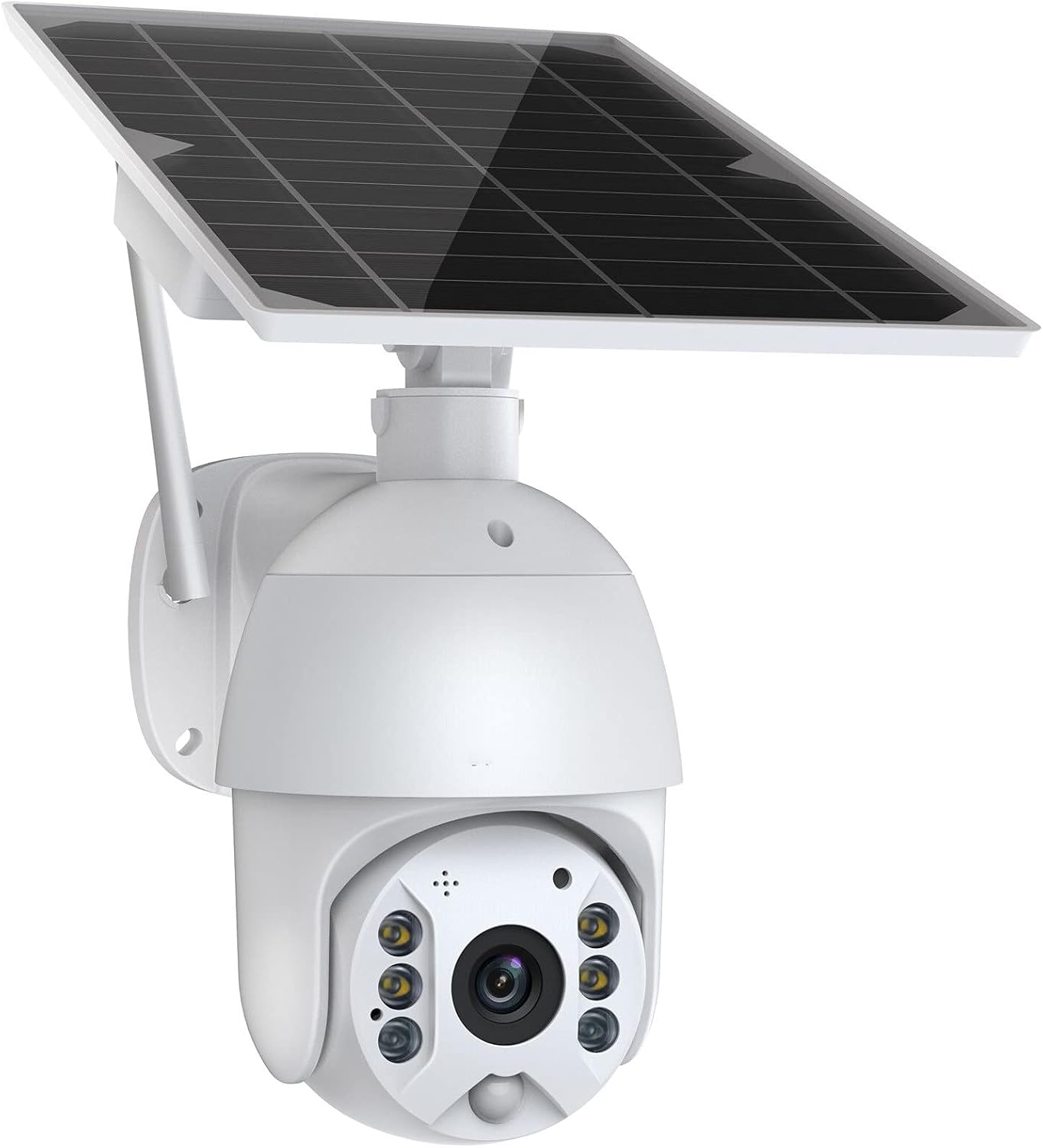 Security Camera Outdoor, 1080P Wireless WiFi PTZ Solar Security Camera with 2-Way Audio, Color Night Vision, IP65 Waterproof,Motion Detection