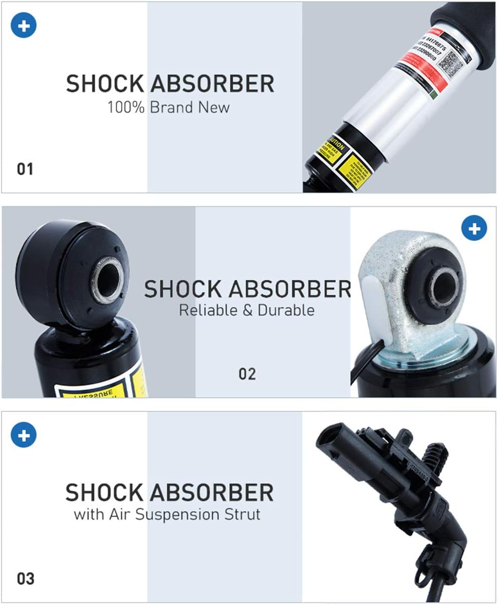 Upsource_Auto 84176675 Rear Air shocks lift struts absorber for Cadillac Escalad ESV Chevy Suburban Tahoe GMC Yukon XL 5.3L 6.2L V8 2015 2016 2017
