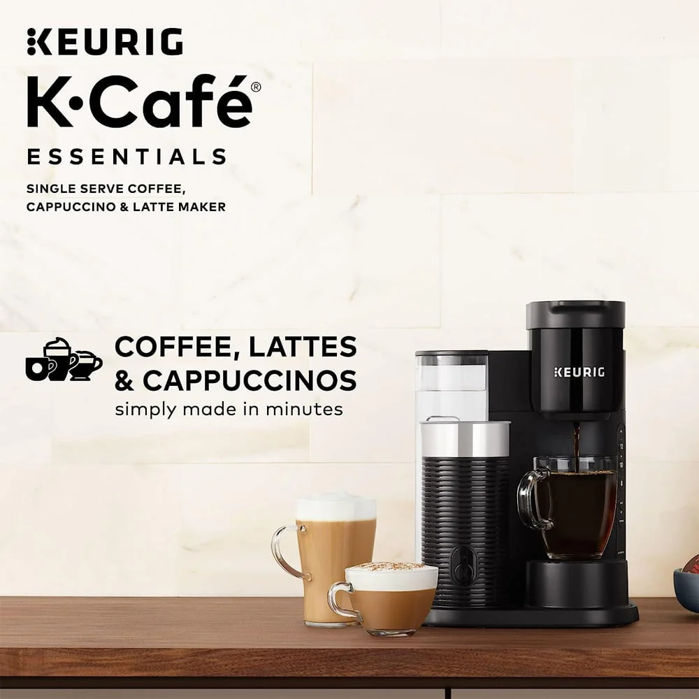 Restored Keurig 5000365473 K-Cafe Essentials Single Serve K-Cup Coffee Maker (Refurbished)