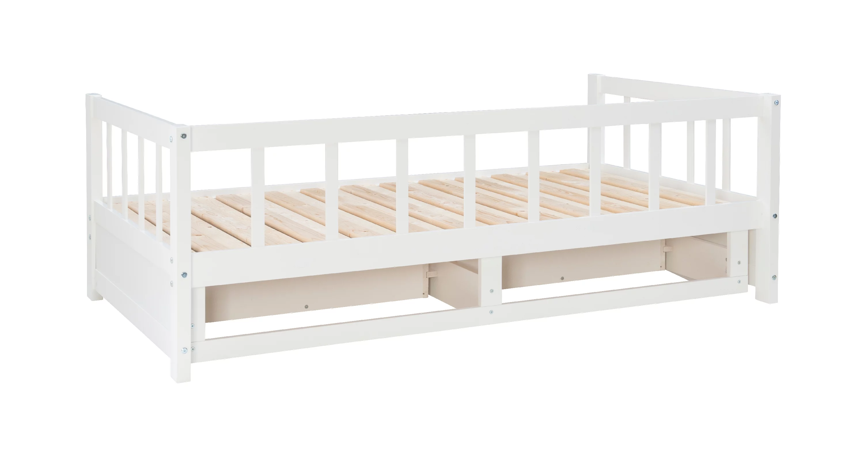 Galewood 2-Drawer Convertible Twin to King Daybed, White