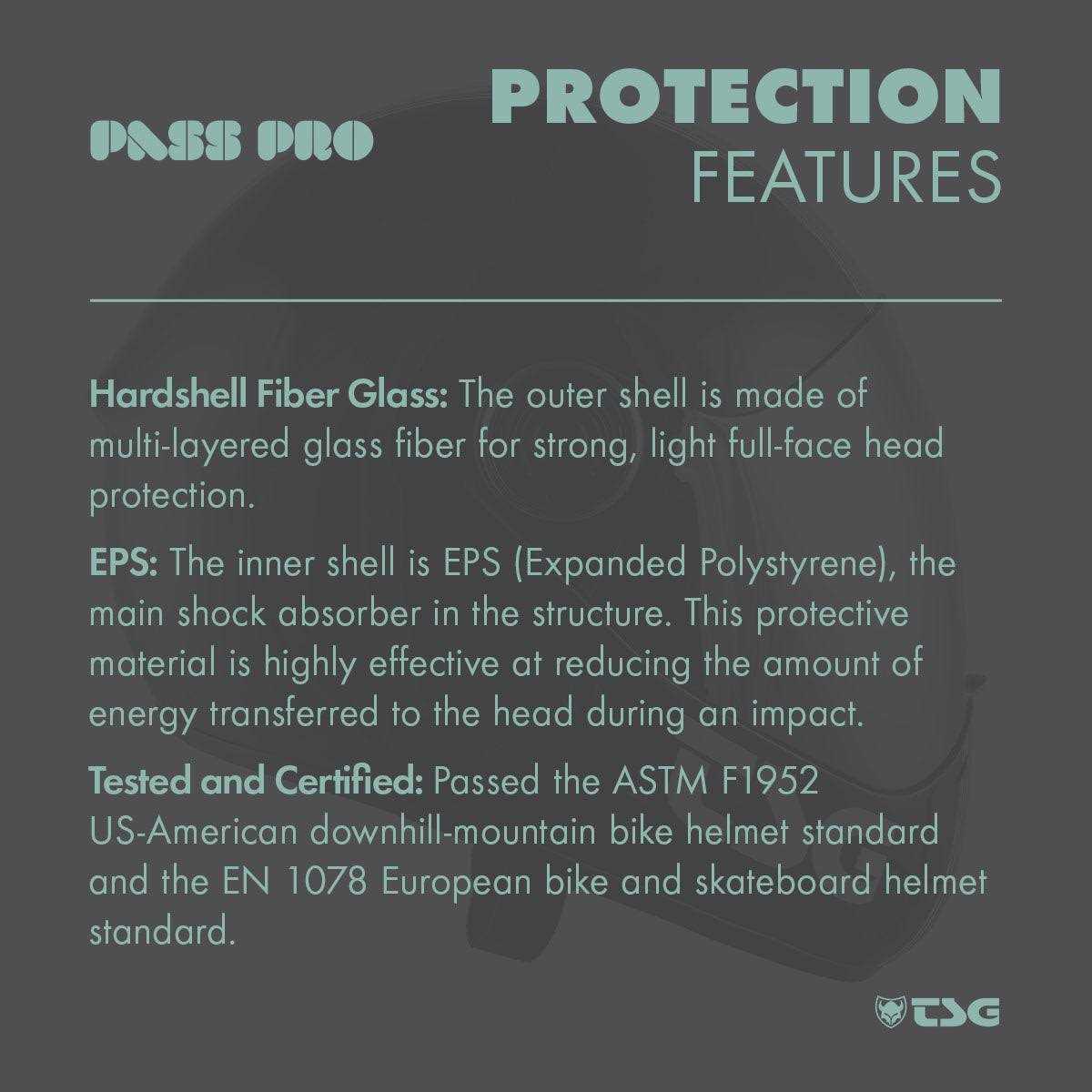 TSG Pass Pro Helmet Matt - Sports Supplies Online Store