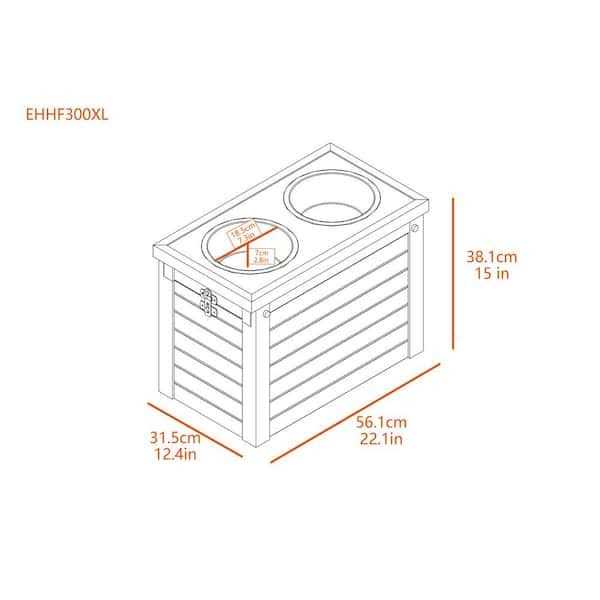 New Age Pet Piedmont Diner Storage - Pet Supplies online store