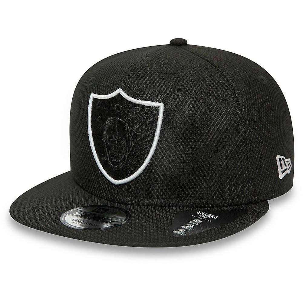 New Era 9FIFTY Snapback Cap - Outline Oakland Raiders Black S/M