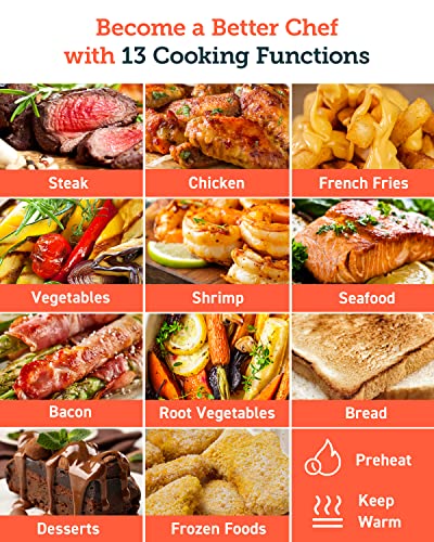 COSORI Pro Gen 2 Air Fryer 5.8QT, Upgraded Version with Stable Performance & Sleek New Look, 13 One Touch Functions, 100 Paper & 1100 Online Recipes