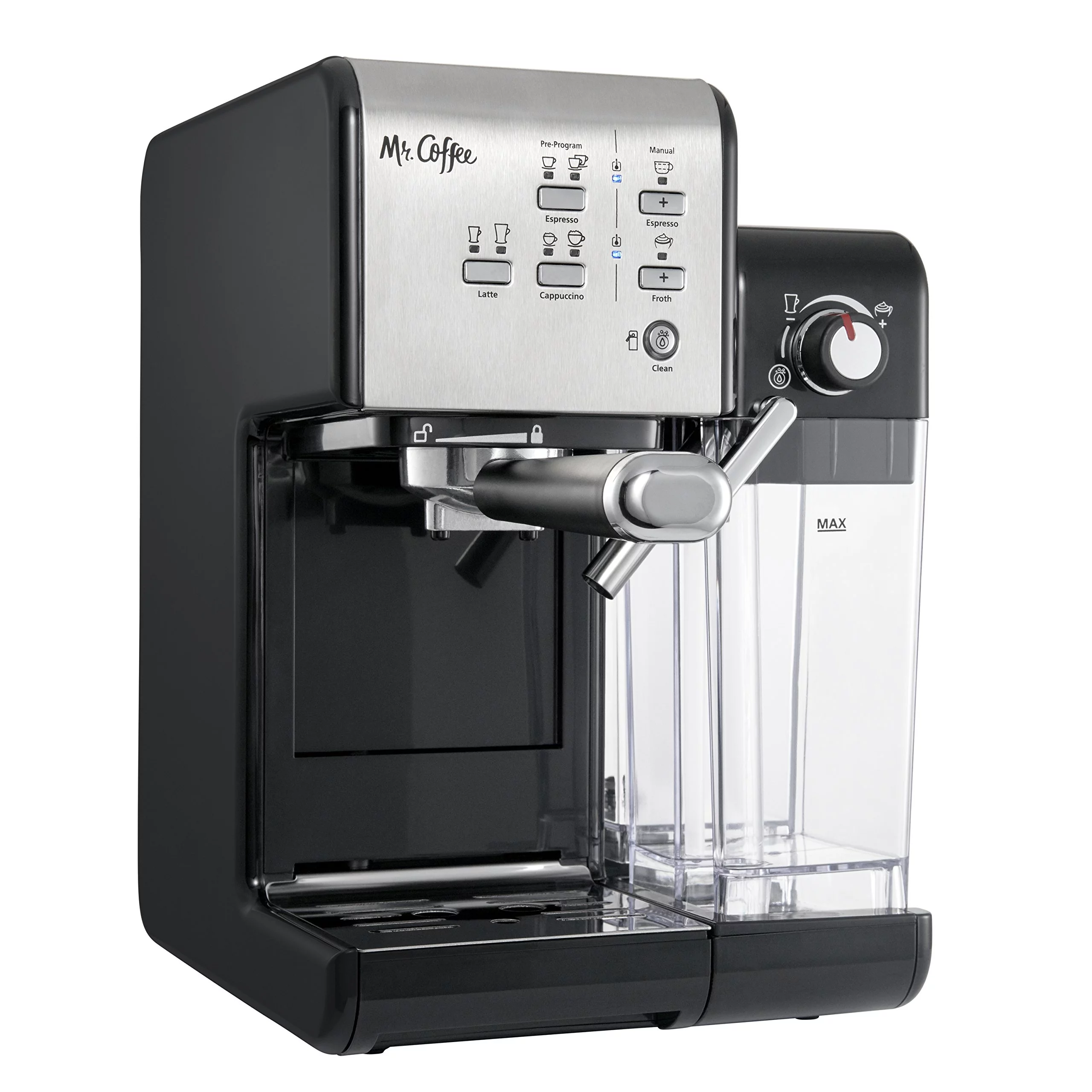Mr. Coffee® One-Touch CoffeeHouse Espresso and Cappuccino Machine, Black