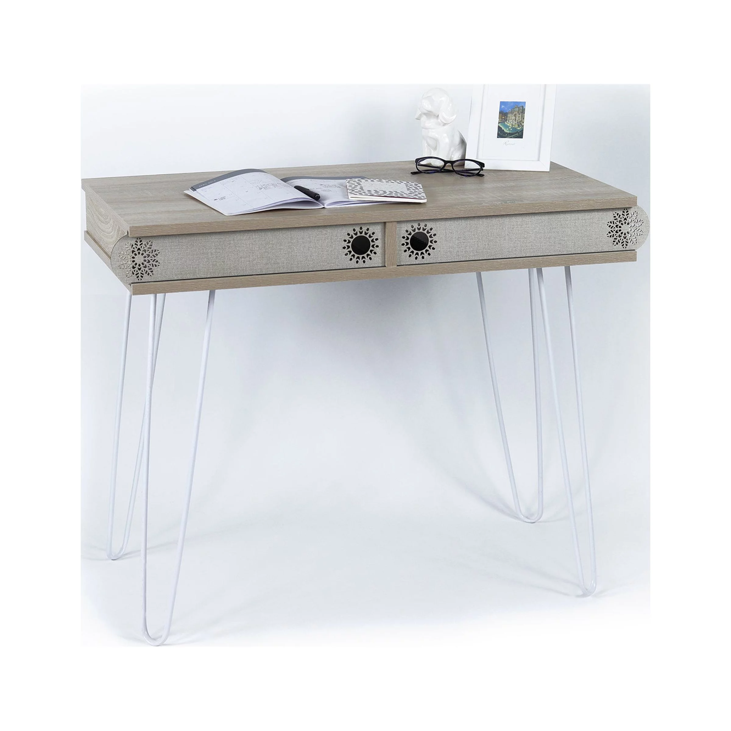 Nova Steel Frame Contemporary Desk
