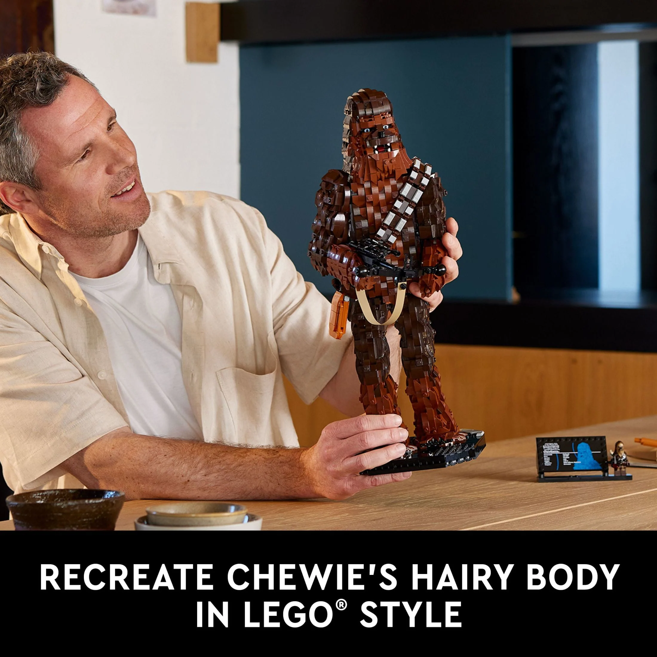 LEGO Star Wars Chewbacca, Buildable May the 4th Collectibles for Adults, Build and Display Chewbacca Collectible, Fun Star Wars Fan Gift for Teens