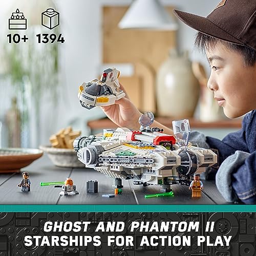 LEGO Star Wars: Ahsoka Ghost & Phantom II, Star Wars Playset Inspired by The Ahsoka Series