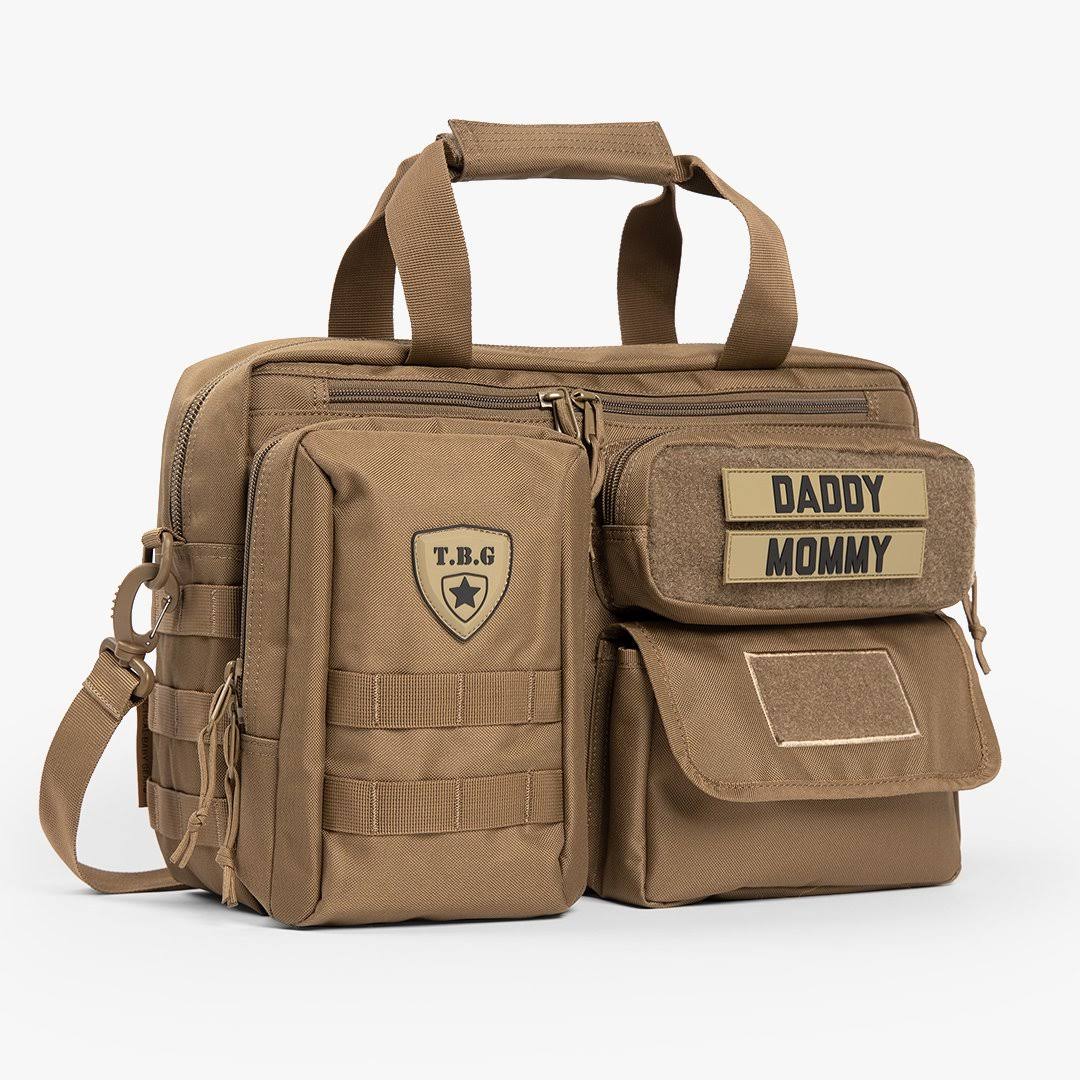 Tactical Baby Gear Deuce 2.0 Diaper Bag in Coyote Brown
