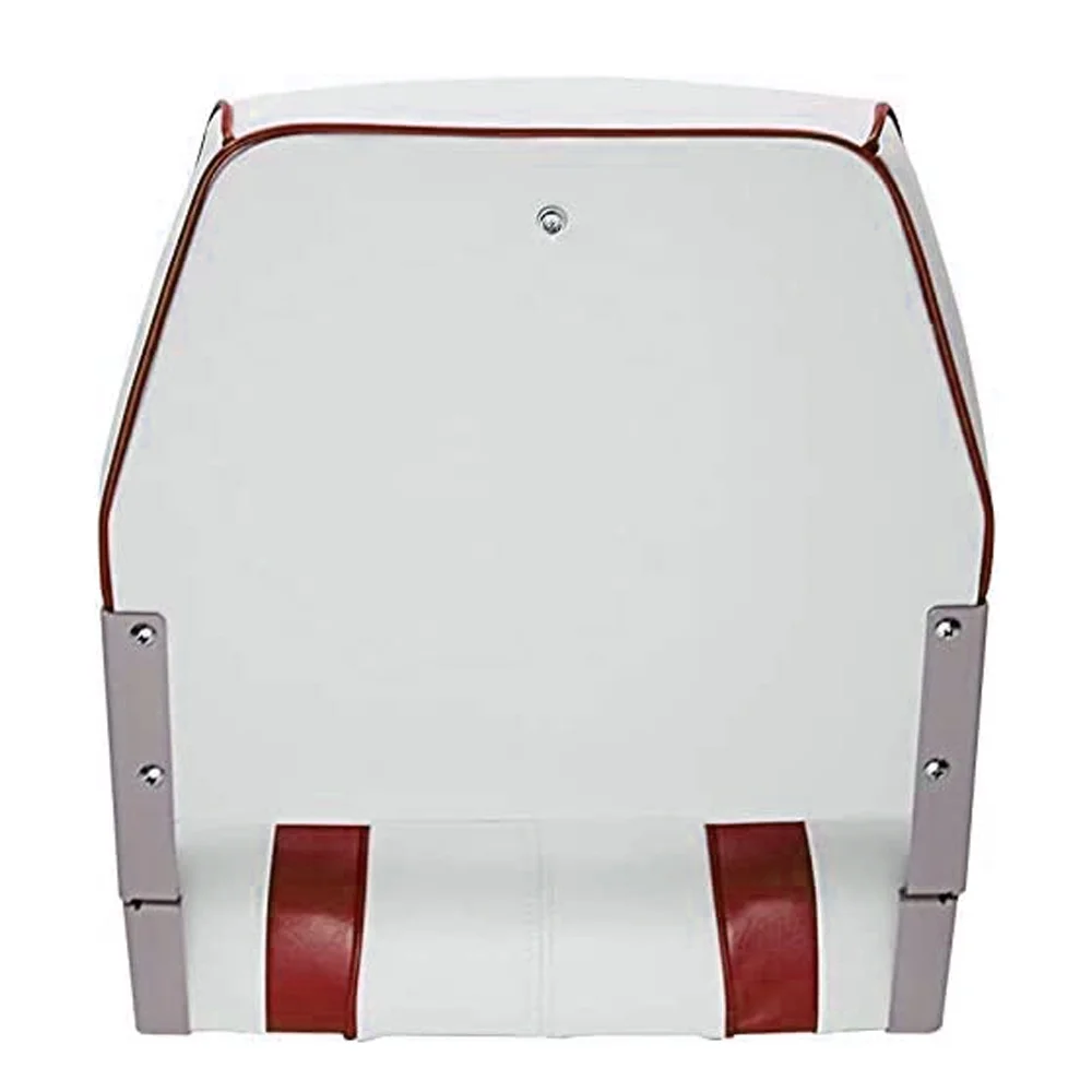 MSC Fishing Folding Boat Seats,One Pair Pack (S103 White/Red)