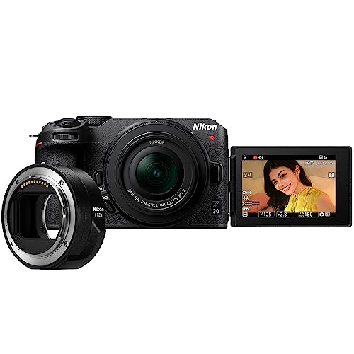 Nikon Z 30 Compact and Lightweight Mirrorless Camera with NIKKOR 16-50mm Lens with Creator's Kit