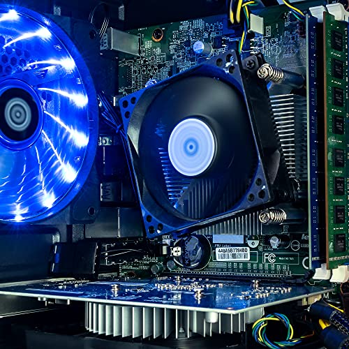 Periphio Vortex Gaming PC Desktop Computer Tower, Intel Quad Core i5 3.2GHz, 16GB RAM, 120GB SSD 500GB 7200 RPM HDD, Windows 10