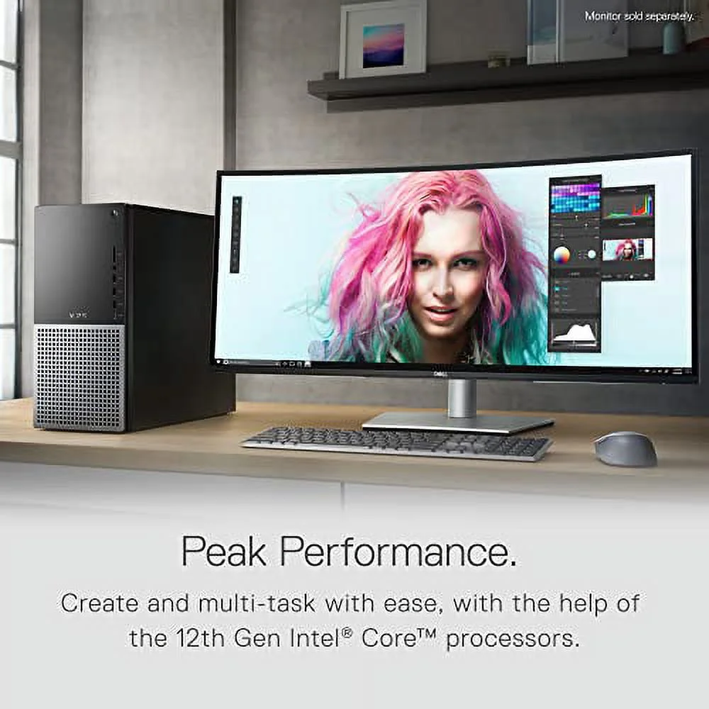 Restored Dell XPS 8950 Desktop Computer - 12th Gen Intel Core i7-12700K, 16GB DDR5 RAM, 512GB SSD + 1TB HDD, NVIDIA GeForce RTX 3060 12GB, Wi-Fi 6