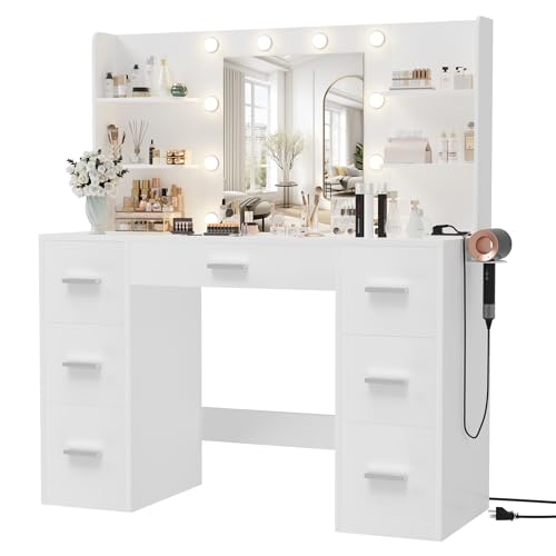 Furmax Vanity Desk with Mirror