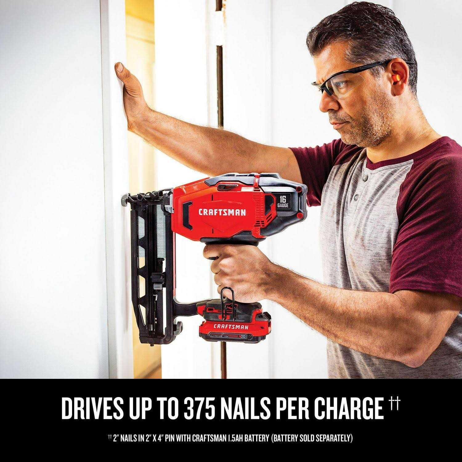 Craftsman V20 16-Gauge Cordless Finish Nailer CMCN616B - Shop Hardware Tools Online Store