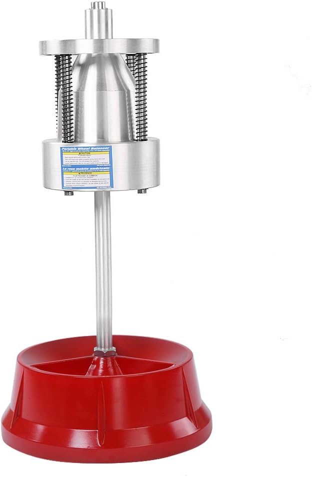 Qiilu Wheel Alignment & Balancing Tools, Bubble Wheel Balancer Portable Hubs Wheel Tire Balancer Heavy Duty Rim for Cars Truck