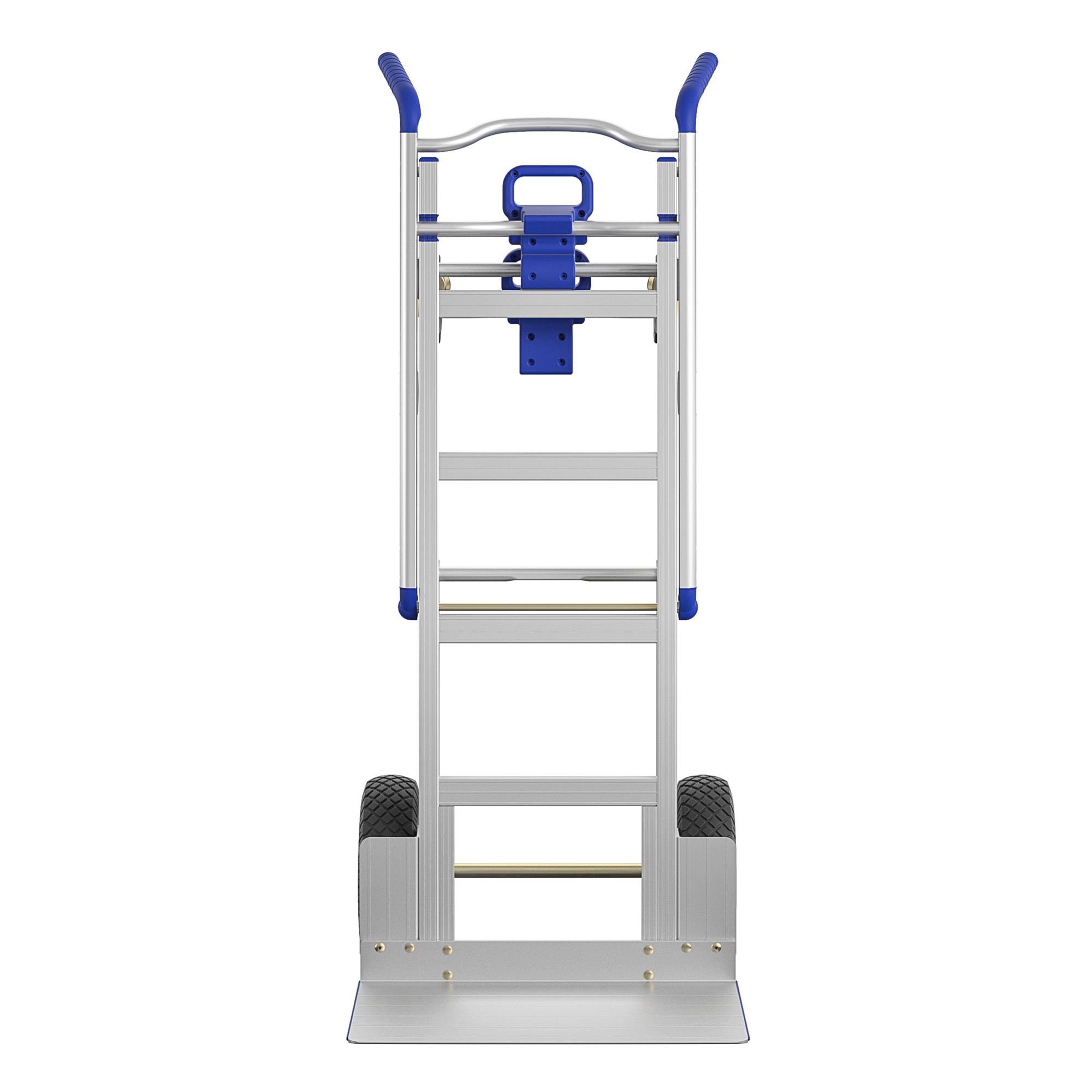 Cosco 3-in-1 Assist Series Aluminum Hand Truck w/ Flat Free - Indigo Blue