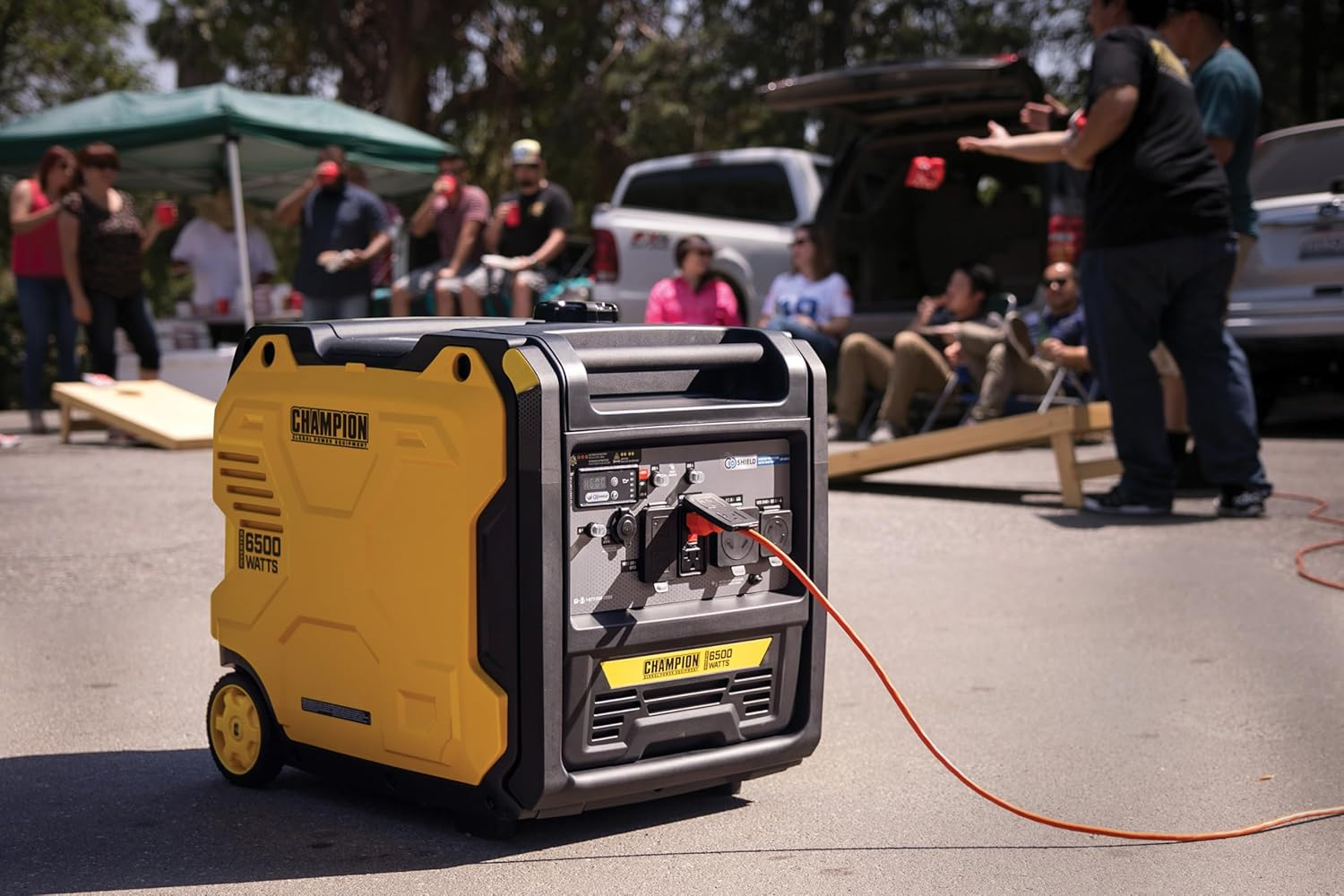 Champion Power Equipment 6500-Watt RV Ready Portable Inverter Generator with Quiet Technology and CO Shield