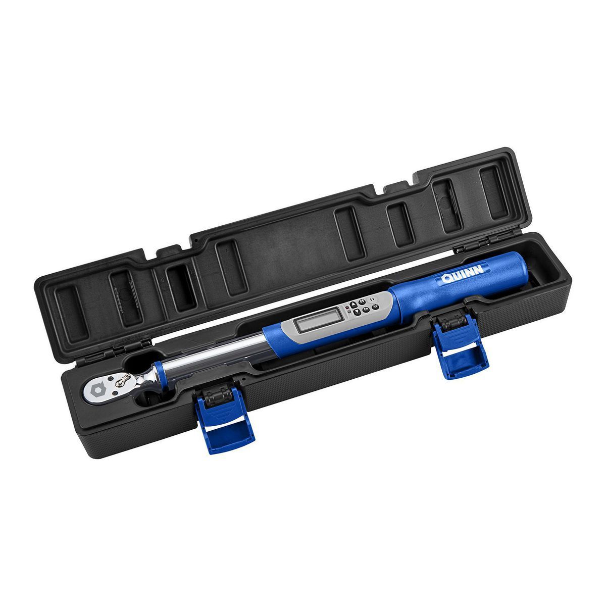QUINN 3/8 in. Drive, 5 to 100 ft-lb Digital Angle Torque Wrench