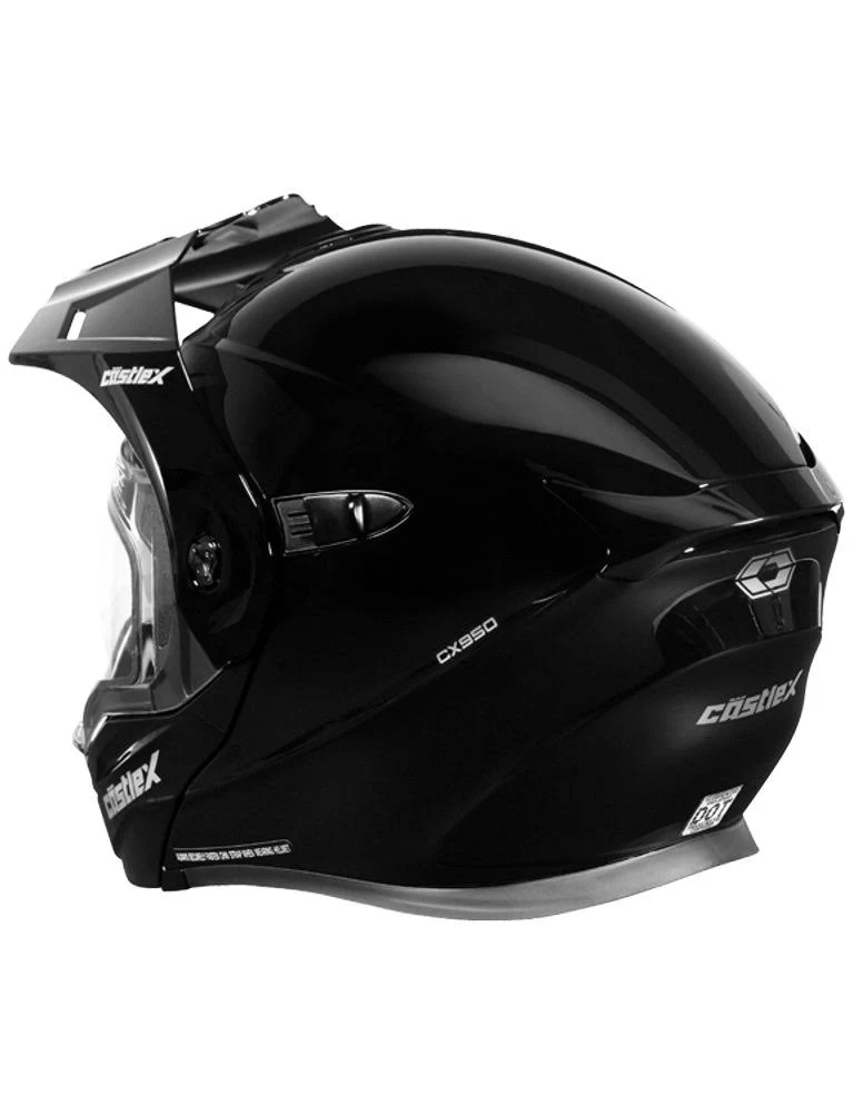 Castle x Exo-cx950 Modular Snowmobile Helmet Solid Black 3XL