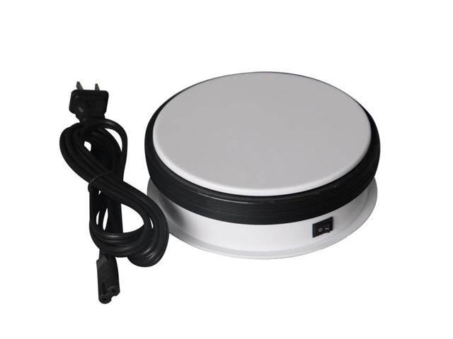 Offex Electric Motorized 360 Degree Rotating Display Turntable with AC 110V, US Plug Cord, 25s/r, 15 kg Capacity for Theme Exhib