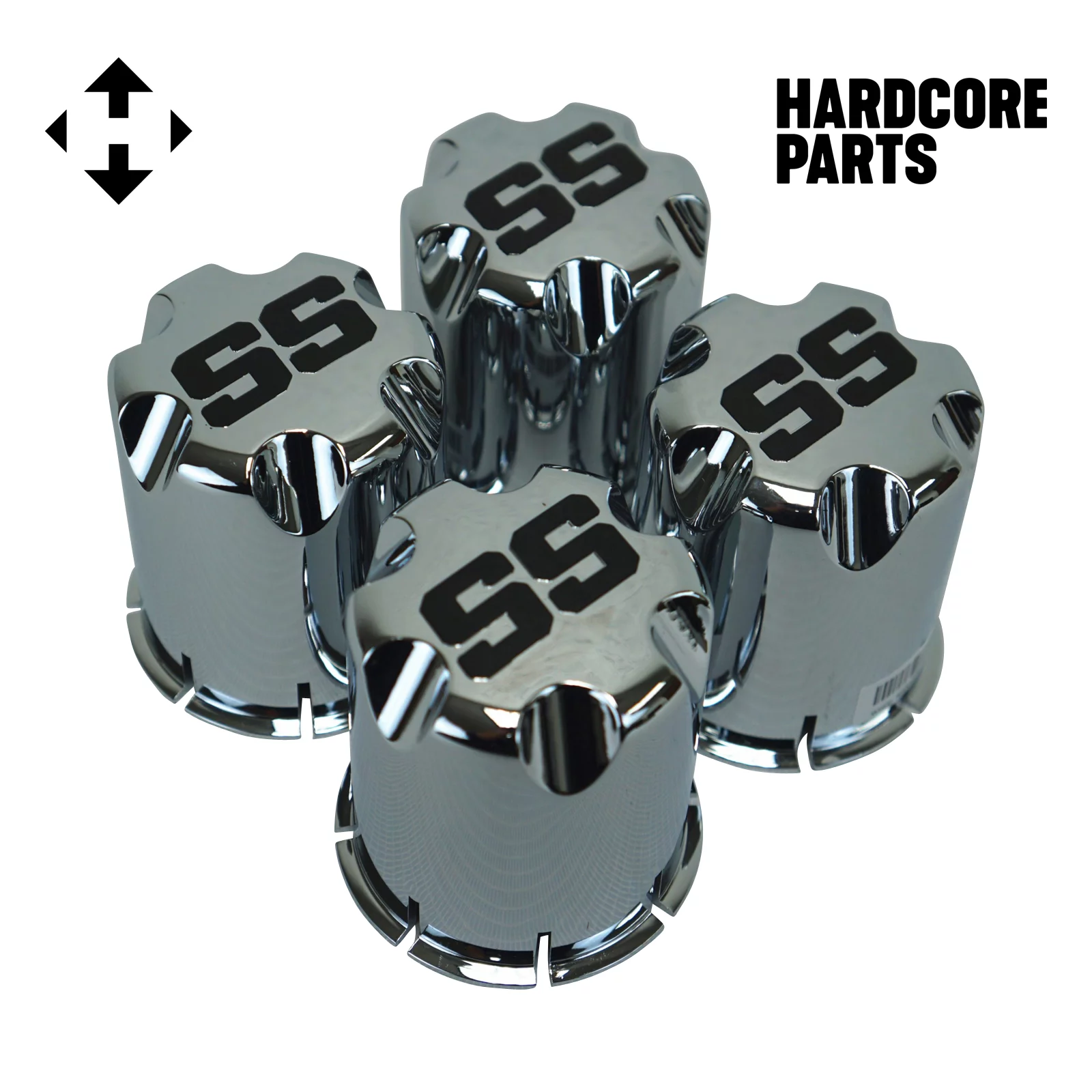 Hardcore Parts 6” Heavy Duty Double A-Arm Suspension Lift Kit for Club Car DS Golf Cart (2004.5-Up) with 12" Machined/Gunmetal 'Rally' Wheels and