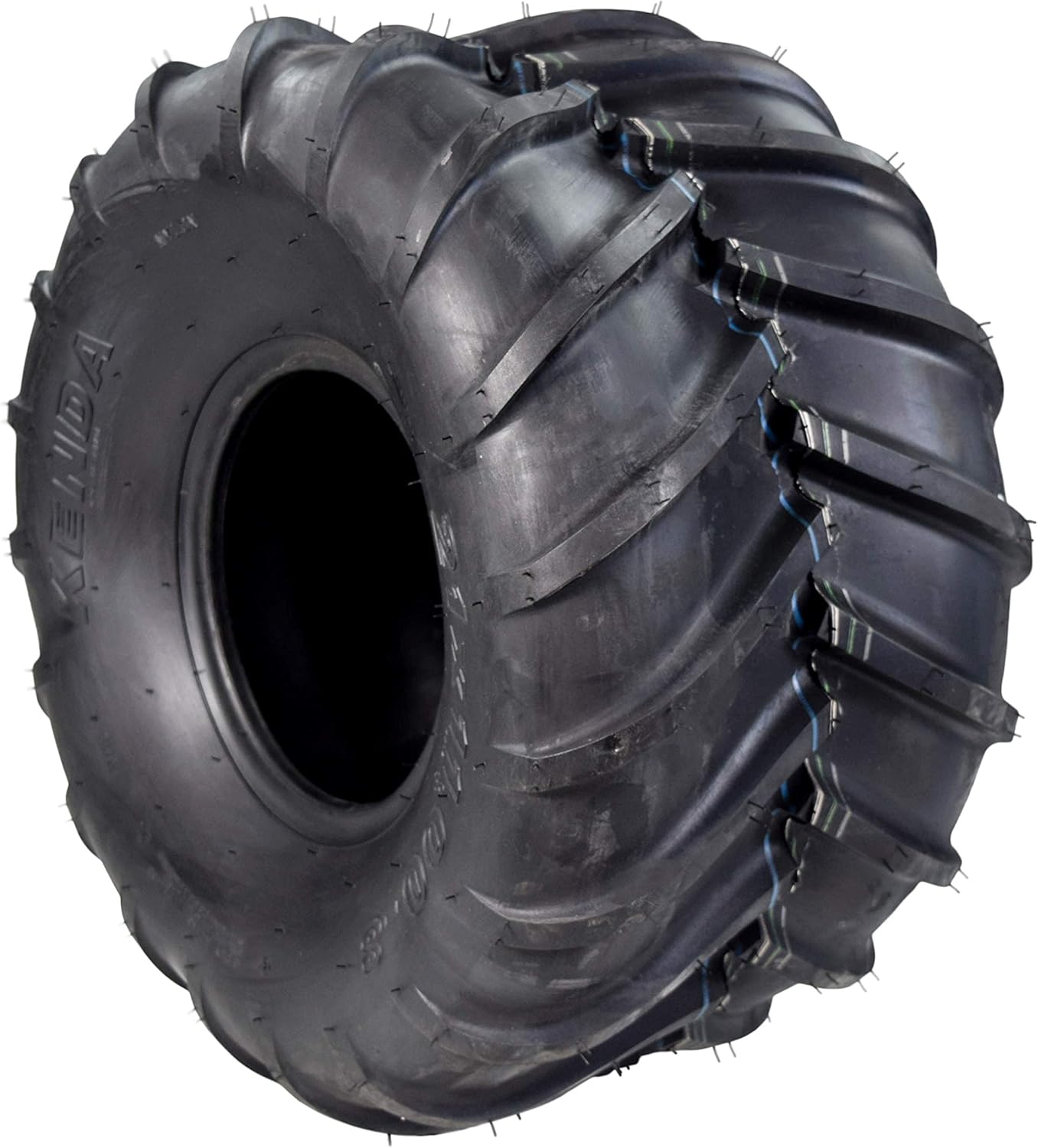 Kenda Tires Lawn and Garden Rear Mower Tires for Grasshopper Mowers with Bottle Opener Key Chain (21x11-8 2 Pack)